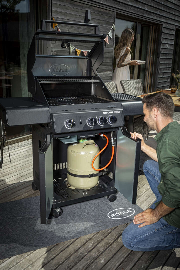 RÖSLE Gasgrill ALLFLAME Peer 3 50mbar